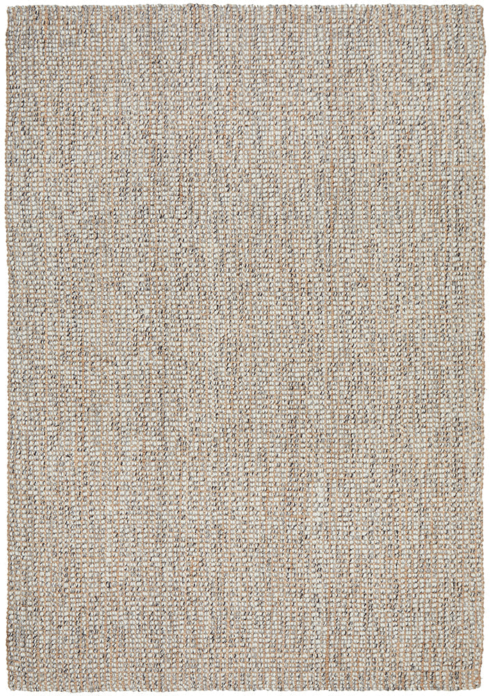 Arabella Grey Rug Hand Loomed Floor Carpet Mat