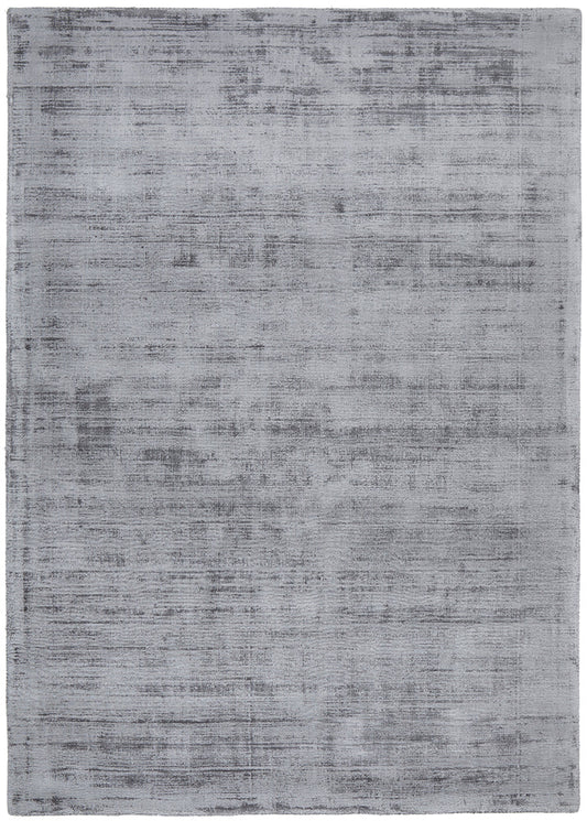 Bliss Grey Viscose Floor Rug