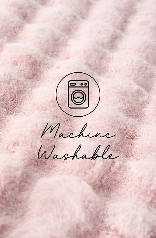 Bubble Blush - Machine Washable Rug