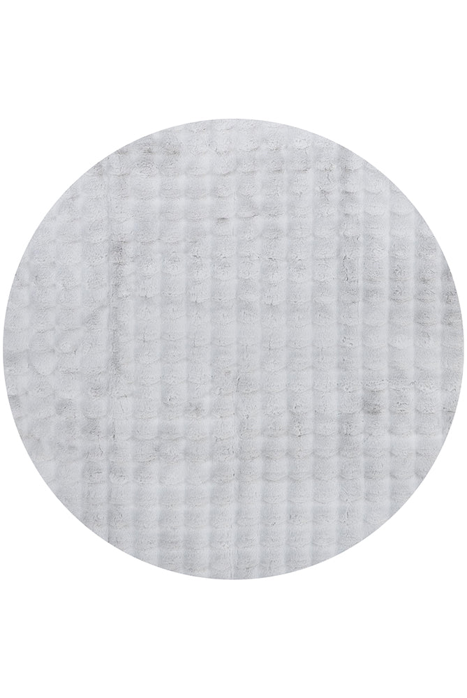 Bubble Silver - Machine Washable Rug