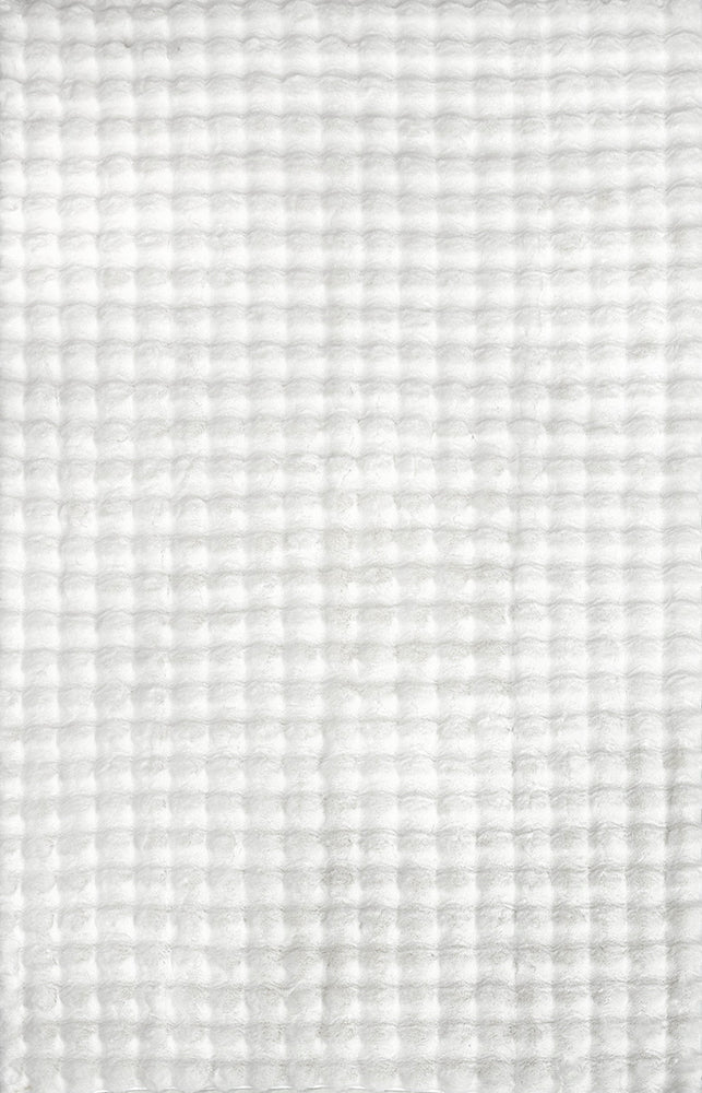 Bubble White - Machine Washable Rug