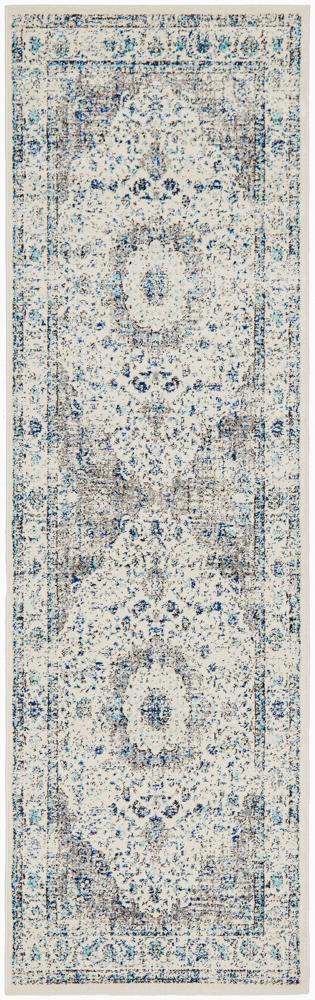 Evoke Mist White Transitional Rug