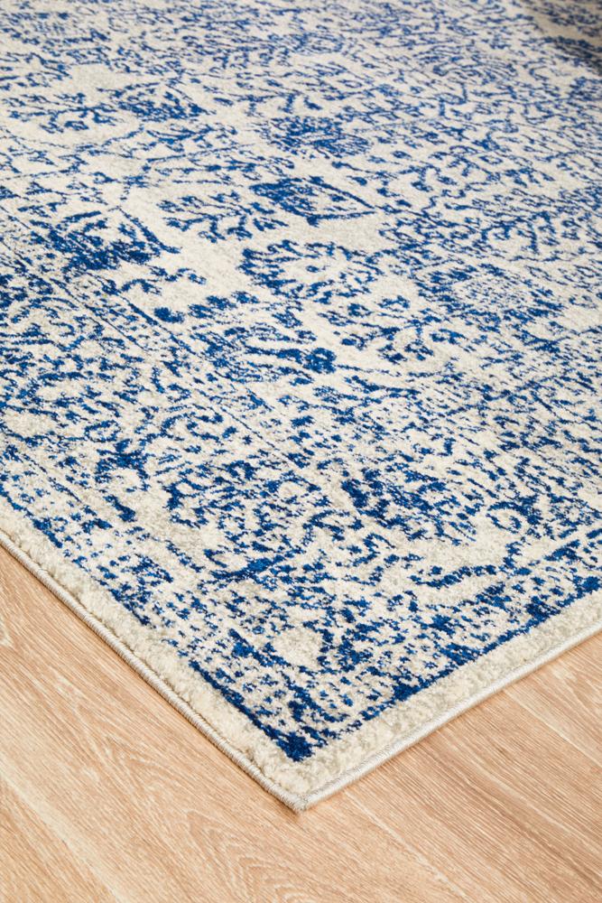 Evoke Frost Blue Transitional Rug