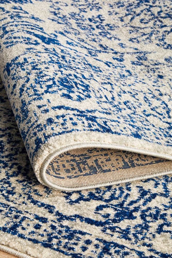 Evoke Frost Blue Transitional Rug