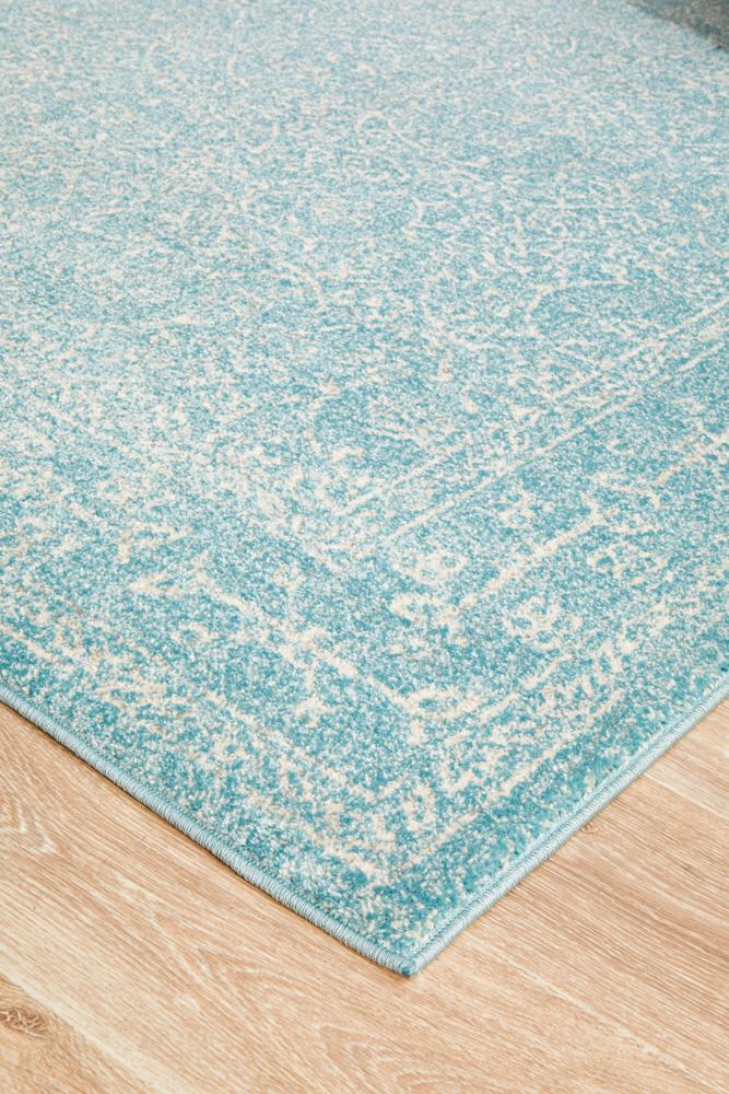 Evoke Depth Blue Transitional Rug