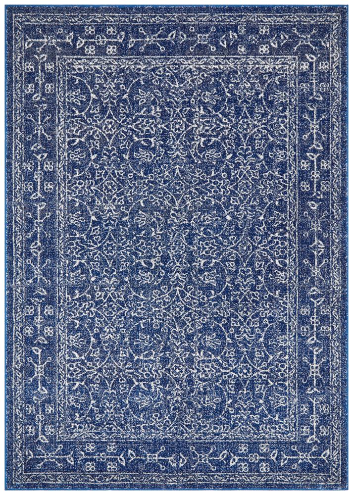 Evoke Artist Navy Transitional Rug