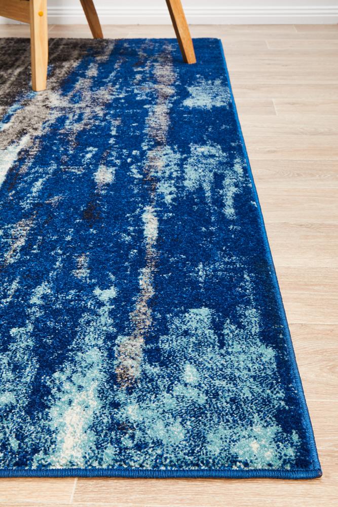 Evoke Transpose Blue Transitional Rug