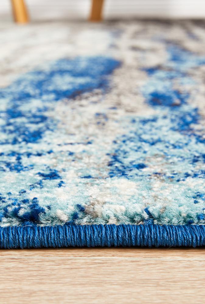 Evoke Transpose Blue Transitional Rug