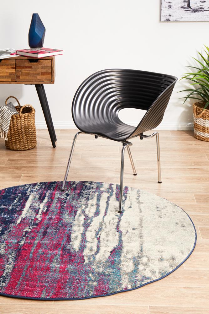 Evoke Bedrock Stone Transitional Round Rug