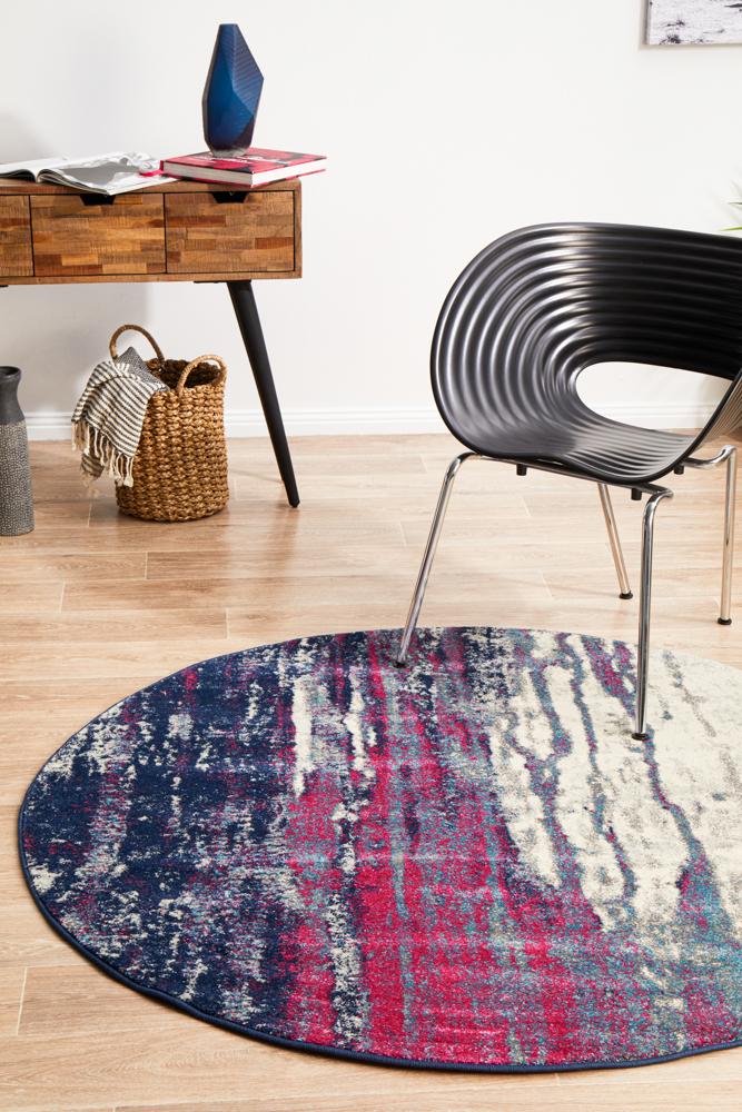 Evoke Bedrock Stone Transitional Round Rug