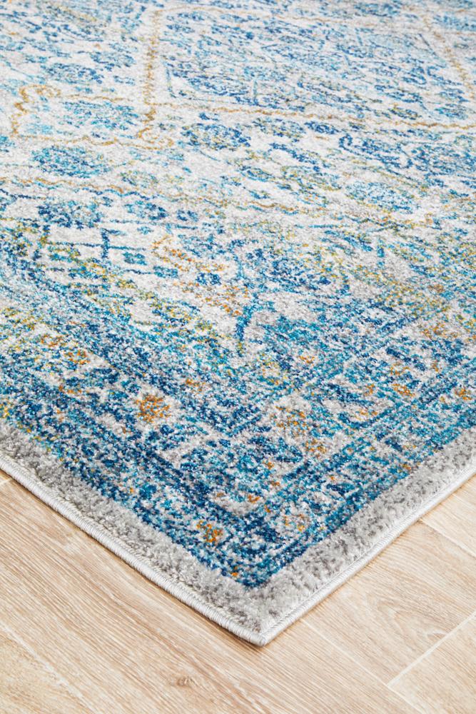 Evoke Duality Silver Transitional Rug